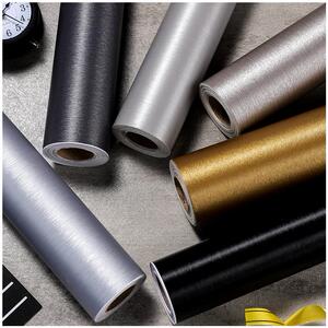 拉丝加厚金属贴纸不锈钢翻新贴膜防水空调年装饰自粘冰箱贴纸全