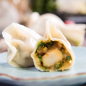 鲁海 扇贝水饺800g 海鲜水饺速冻手工 速食儿童水饺 蒸饺煎饺