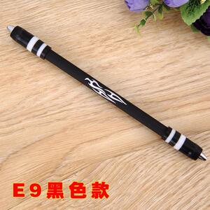 亮趣泉记转转笔e9防滑耐摔磨砂新手转笔专用笔黑旋风转笔送教程