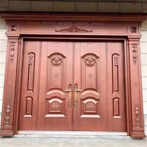 紫铜色大门