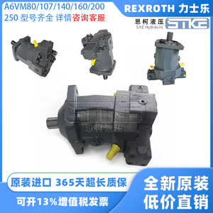 REXROTH替力士乐A6VM80/107/140/160/200/250/液压马达柱塞油泵