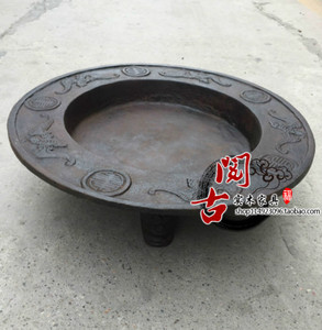铸铁火盆老物件