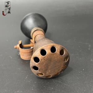 tb856889254943淘宝纯铜铃铛古玩仿古铜器收藏老式黄包车发生器按铃