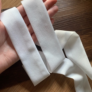 遮眼丝带蒙眼拍照古风遮眼纱白绫蒙眼睛布道具的飘带纱布白色布条