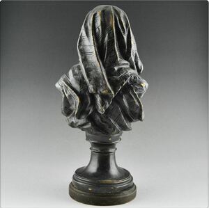 好店铜器s 20法国雕塑埃及艳后纯铜半身雕像   4kg