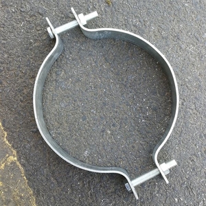 拉线电线杆热镀锌套装电力抱箍8米配件拉紧器水泥杆固定u型扁铁