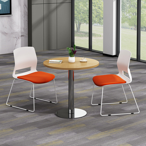 商务洽谈桌接待桌小圆桌简约现代桌椅组合酒店售楼处会客区休闲桌
