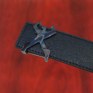 劲霸男装专柜青年男士头层牛皮商务休闲钉扣高档皮带