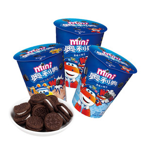 亿滋奥利奥小饼干mini55g桶装小包迷你夹心原味草莓味巧克力味