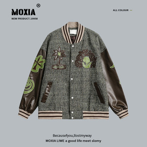 「一颗椰子树」潮牌moxia丨小众设计感丨宽松休闲高街cityboy夹克