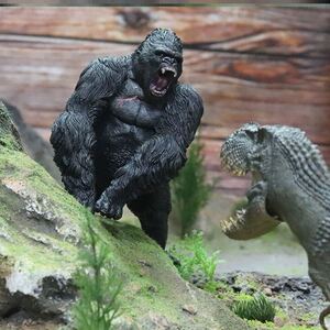 巨型蜥蜴玩具骷髅怪兽之王巨型超大号模型手办可动怪兽玩具网红