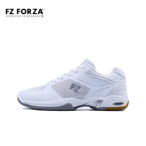 正品丹麦fz forza专业羽毛球鞋男女款超轻牛筋底团队特大码运动鞋
