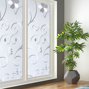 阳台玻璃推拉门贴纸透光不透明防走光客厅落地窗磨砂玻璃贴膜贴画