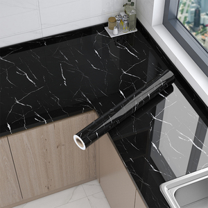 厨房防油贴纸防水自粘瓷砖灶台台面保护膜橱柜桌面翻新大理石贴膜