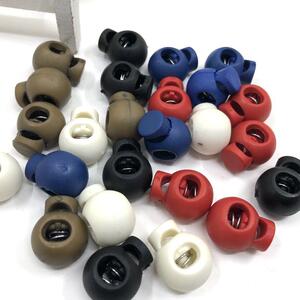 圆型塑料弹簧扣松紧带卡扣锁扣调节绳止吊扣绳扣锁扣卡