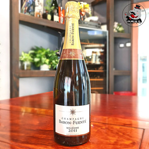 原瓶进口法国男爵年份香槟2011起泡葡萄酒baron-fuente champagne