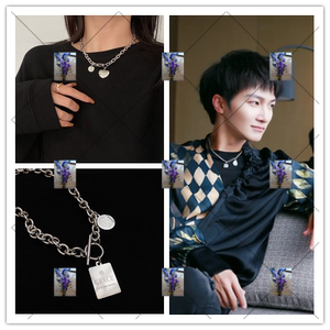 周深同款首饰项链女2022年新款钛钢锁骨链男女士ins复古百搭颈链