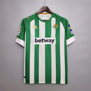 皇家贝蒂斯球衣20-21real betis8号费基尔17号华金主场冷门足球服