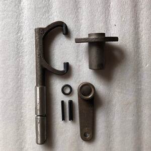 农用手扶拖拉机沭河101转向拨叉拨叉套拨叉背一套,山东时风拔叉