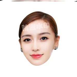 人搞面皮人脸纸质明星播脸头像全脸皮怪假脸直假女人美z女面具道