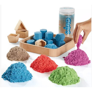 美国brookstone sand太空粘沙 环保永不干燥萌宝玩具粘沙玩沙工具