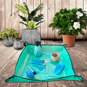 80趣植园艺春暮专卖店天猫pe园艺地垫植物换盆花盆垫防水垫种植操作