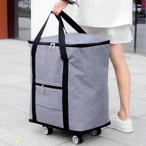 带轮行李包超大容量行李袋双肩背包学生住宿行李包打工旅行包待产