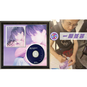 织田哲郎 亲笔签名照片 主唱坂井泉水oh my love 含证书 一瞬签名