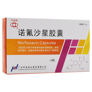 华南牌 诺氟沙星胶囊 0.