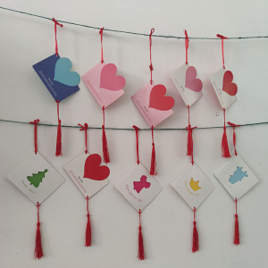 心愿卡许愿树卡学生幼儿园中高考愿望喜庆商场装饰悬挂吊牌空白手写