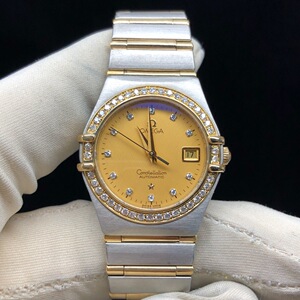 欧米茄星座女表黑盘