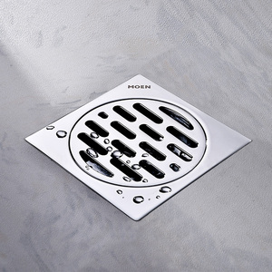 现货moen摩恩精铜方形卫生间厨房浴室防虫防返水防臭地漏盖片3955