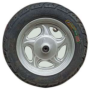 电动车前轮轮毂整套钢圈14寸10寸16寸e18寸300-1u0真空胎车推轮子