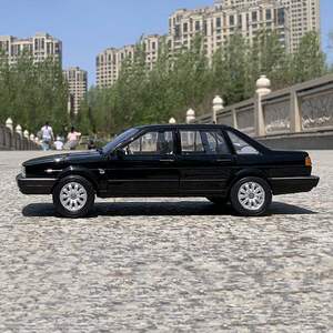 原厂车模桑塔纳威利合金车模大众普桑118santana警车汽车模型