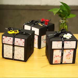 音创意机关卡成长手册相册diy贴纸爆炸盒子装饰折叠卡片素材16人付款