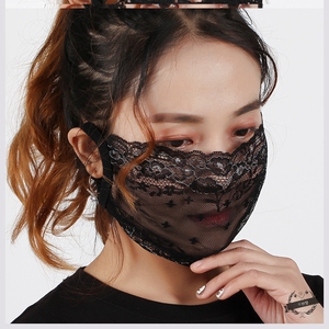 98liushuai121121淘宝夏日真丝防晒单层口罩桑蚕丝面罩运动跑步男女