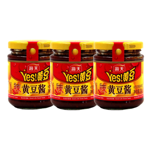 海天辣黄豆酱230g海天黄豆酱辣味小瓶230克黄豆酱海天小瓶
