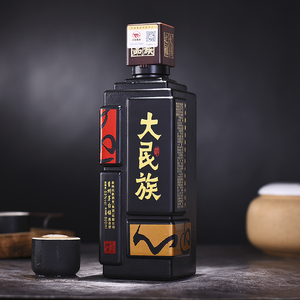大民族国运酒 酱香型白酒53度纯粮食坤沙老酒500ml×6瓶
