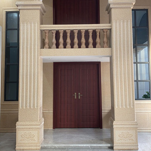 罗马柱瓷砖别墅外墙砖仿大理石大门柱子砖线条瓷砖300x600整柱