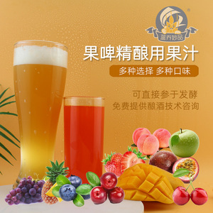 草莓汁苹果汁百香果汁樱桃汁葡萄汁菠萝汁果啤用果味风味啤酒原料