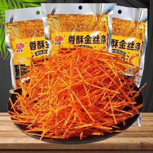 面霸黄金丝香酥金丝条网红辣条8090后儿时怀旧麻辣丝小零食小吃