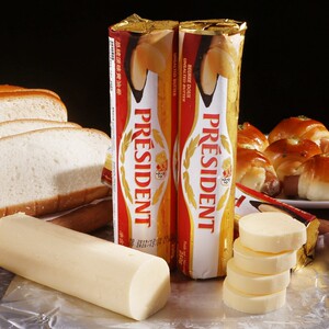 法国总统牌淡味黄油卷 金装淡味黄油 发酵黄油 奶油250g原装