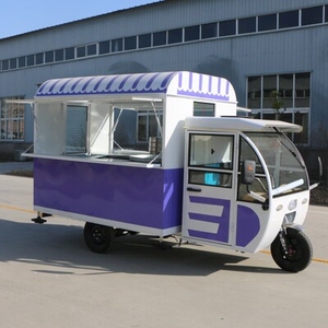 小吃车多功能餐车路边摊夜市炸串车摆摊小推车关东煮电动三轮房.