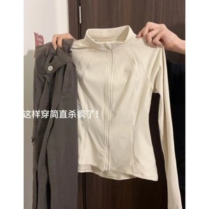 修身防晒衣女夏季2024衣服新款瑜伽运动上衣外套女款爬山穿搭套装