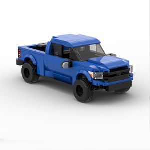 moc积木适用乐高8格车丰田越野坦途tundra皮卡4x4拼装speed系列男