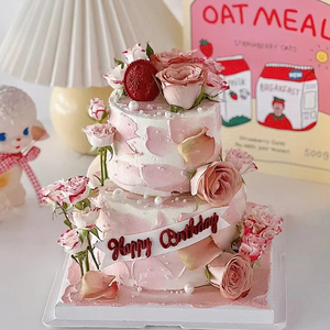 妈妈生日蛋糕双层