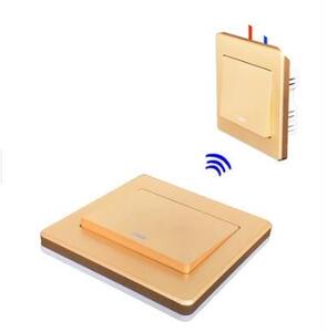 21新触控式易控家用客厅灯无线遥控开关卧室触屏按钮双连酒店控制