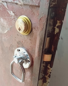 申士牌 9472a2型插芯门锁圆柱 防盗 大门锁 申翔/丰收/双头长锁芯