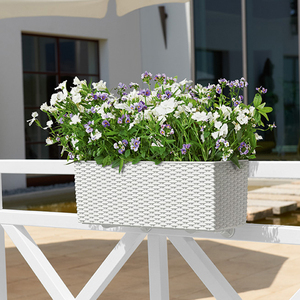 花栏杆花盆长方形户外