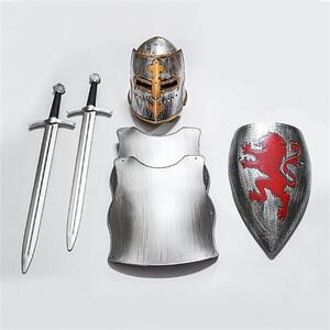 复古艺欧洲中世纪十字军罗马骑士武士兵战神盔甲头盔装饰品塑料.